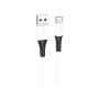 Дата кабель USB 2.0 AM to USB-C 1.0m 3A silicone X82 white HOCO (6931474768582) Дата кабель USB 2.0 AM to USB-C 1.0m 3A silicone X82 white HOCO (6931474768582)