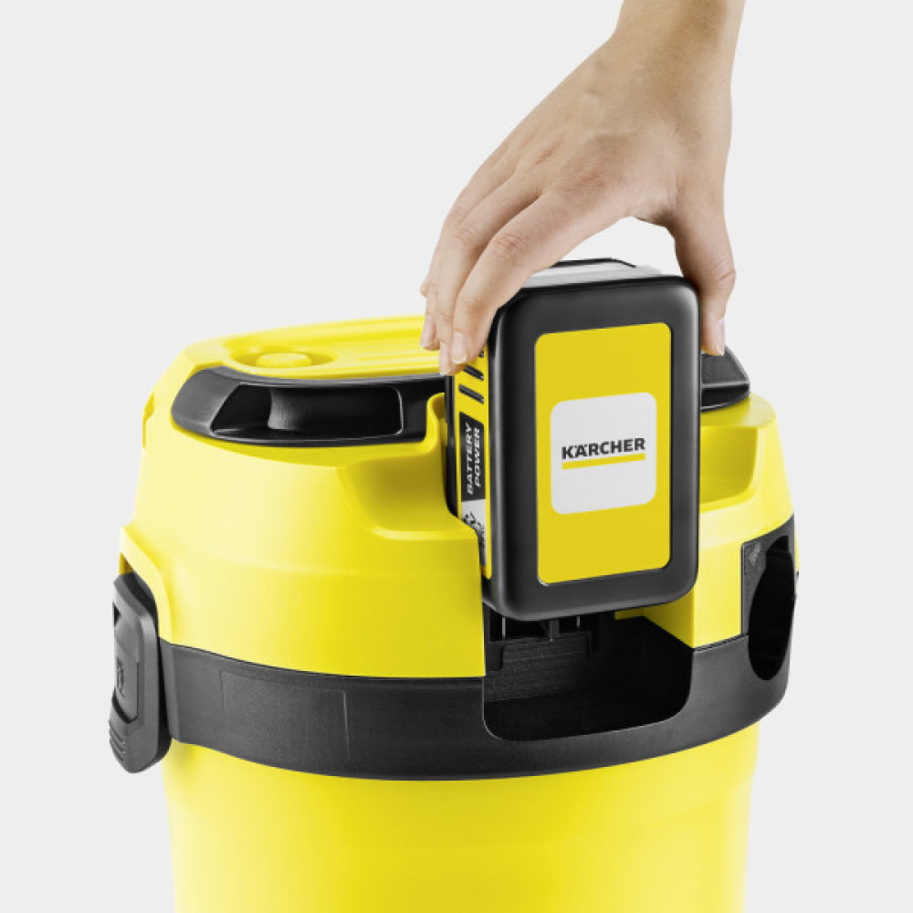 Пилосос професійний акумуляторний Karcher WD 3-18 18В контейнер 17л без АКБ та ЗП