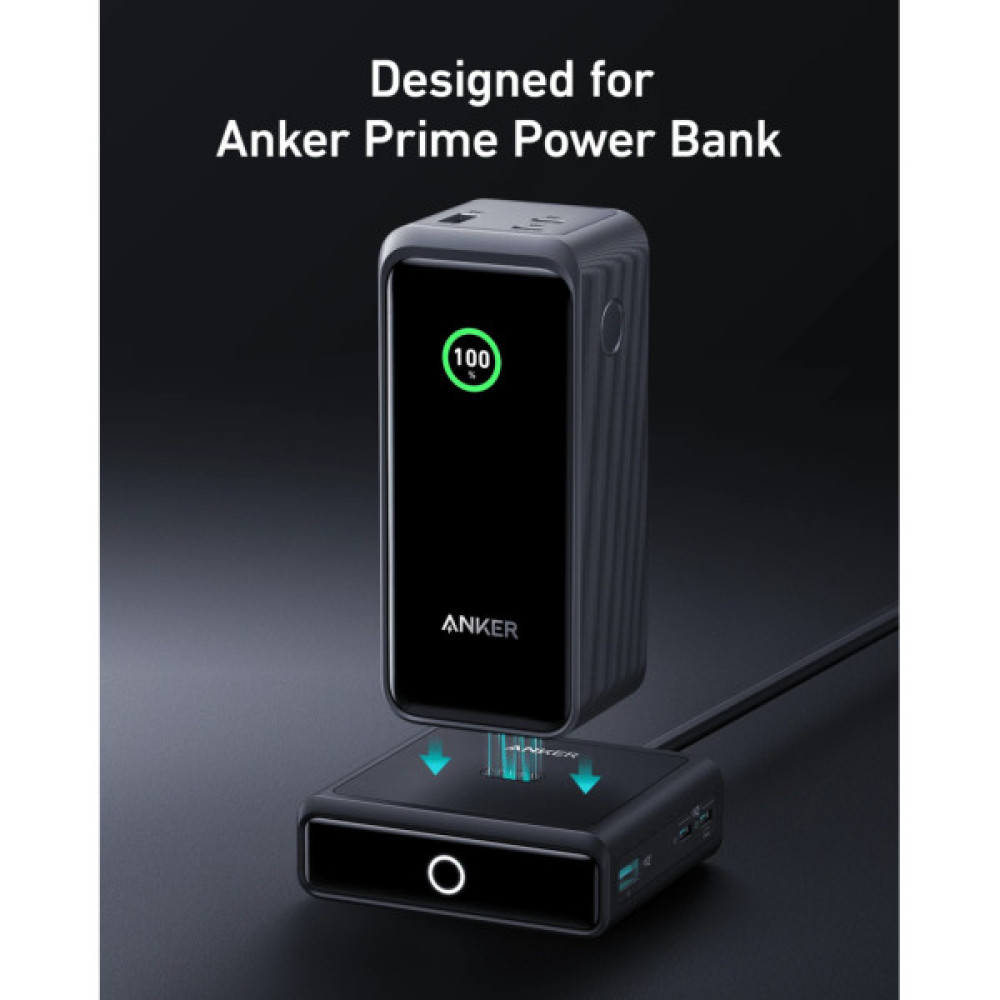 Зарядний пристрій Anker 2xUSB-C 100W + 1xUSB + Pogo pin for Anker Prime black (A1902311)