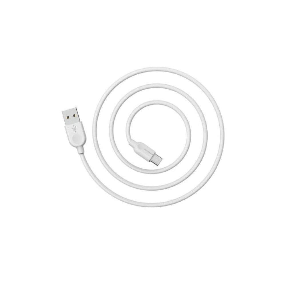 Дата кабель USB 2.0 AM to USB-C 3.0m 2.4A BX14 white BOROFONE (6957531090397)