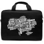 Сумка для ноутбука Vinga 14" NB1402 Black, white print (NB1402UWBK) Сумка для ноутбука Vinga 14" NB1402 Black, white print (NB1402UWBK)