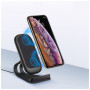 Зарядний пристрій ColorWay Wireless Stand 15W Black (CW-CHW31Q-BK) Зарядний пристрій ColorWay Wireless Stand 15W Black (CW-CHW31Q-BK)