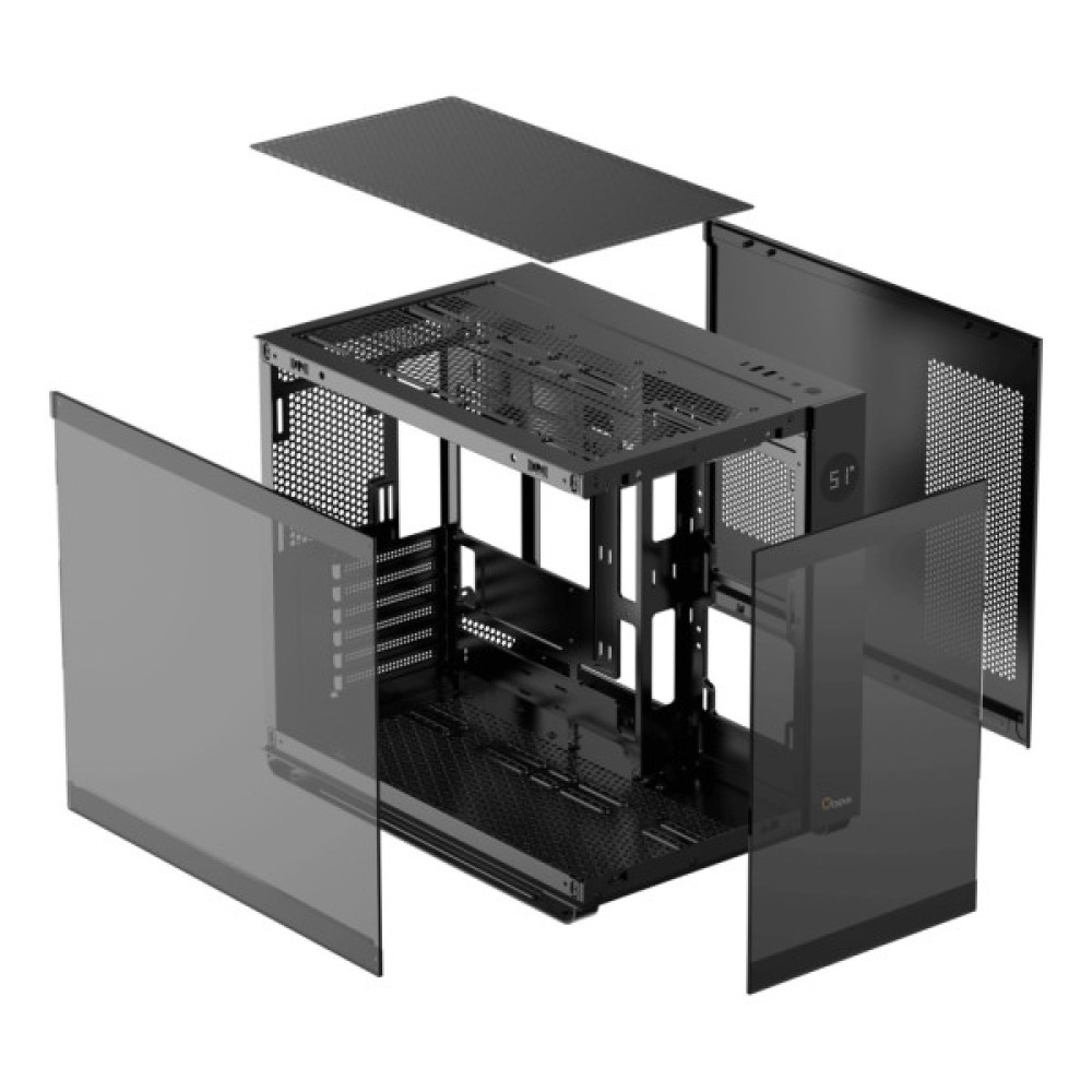 Корпус OCYPUS IOTA C70 BK ARGB (IOTA-C70-BKD600XX-GL)