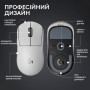 Мишка Logitech G Pro X Superlight 2 Lightspeed Wireless White (910-006638) Мишка Logitech G Pro X Superlight 2 Lightspeed Wireless White (910-006638)