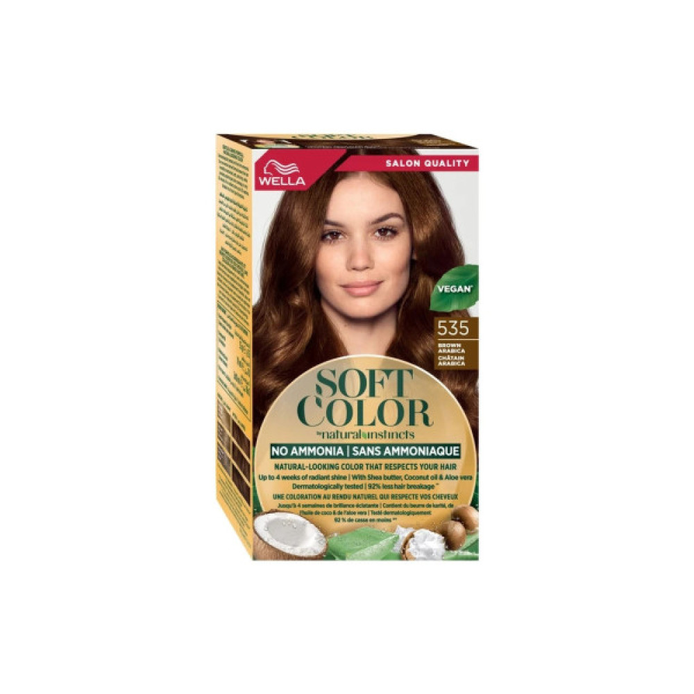 Фарба для волосся Wella Soft Color Безаміачна 535 - Коричнева арабіка (3616302076819)