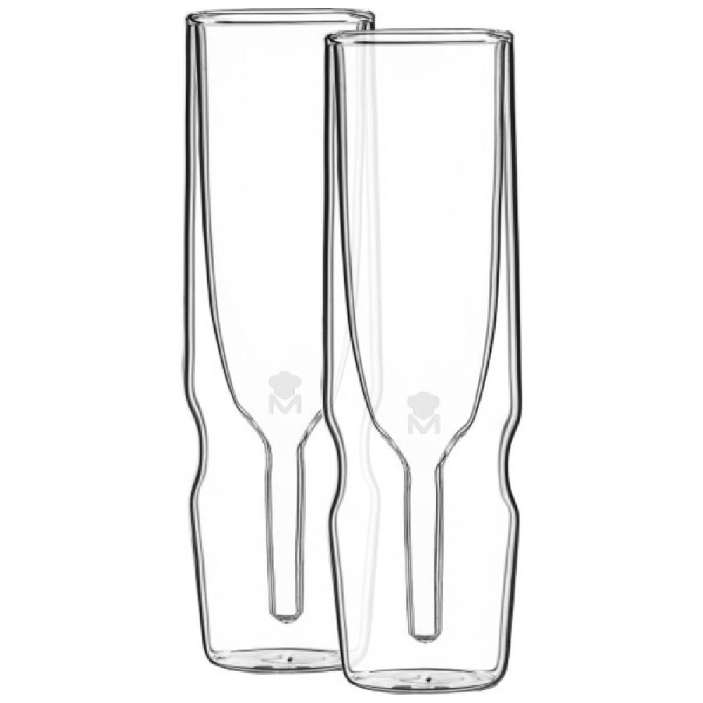 Набір склянок MasterPro Mixology з подвійними стінками, 190 мл, 2 шт (BGMP-20205)