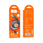 Дата кабель USB 2.0 AM to Micro 5P 1.2m 2.4A nylon aluminum U110 black HOCO (6931474770585)