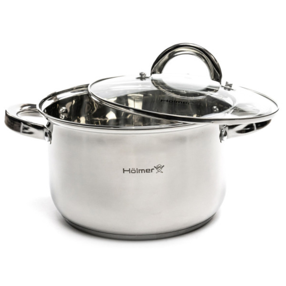 Каструля Hölmer з кришкою 3,6л (CR-18435-SS)