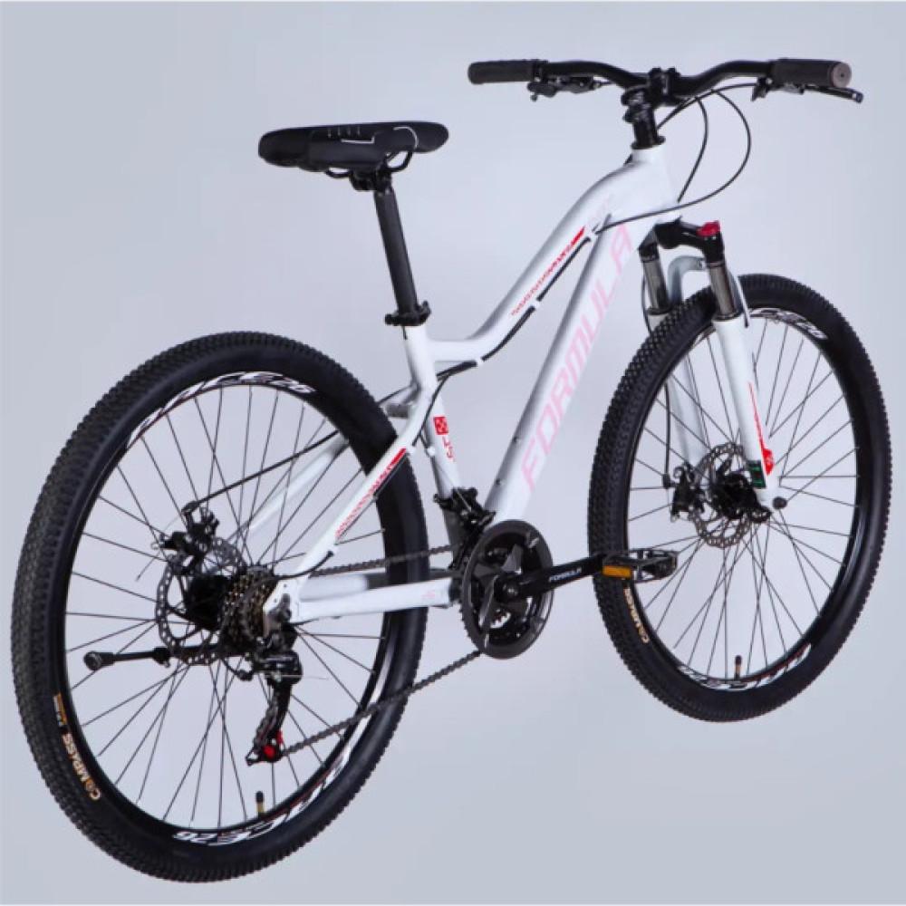 Велосипед Formula 26" ALPINA DD FR рама-15" AL 2026 білий з рожевим (OPS-FR-26-803)