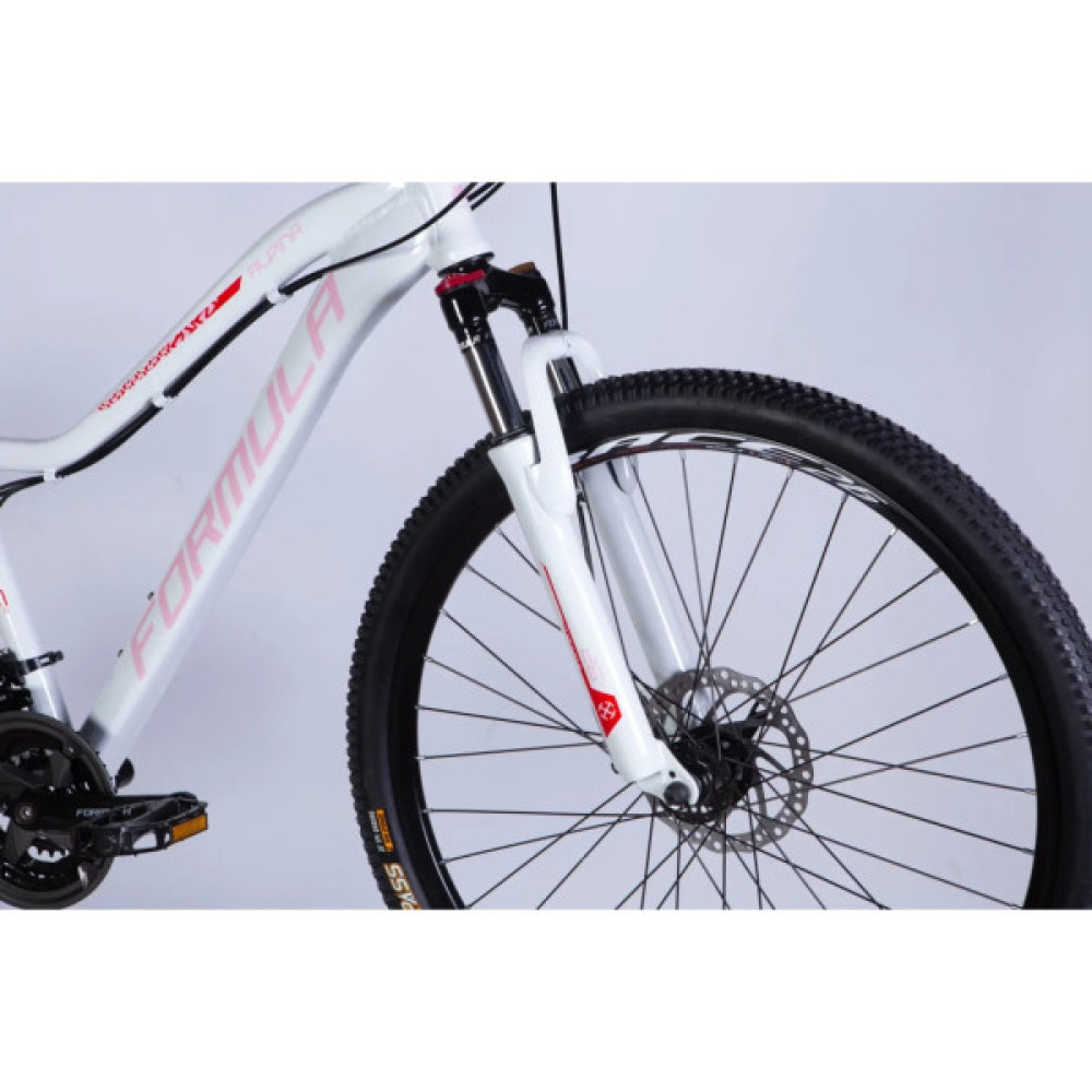 Велосипед Formula 26" ALPINA DD FR рама-15" AL 2026 білий з рожевим (OPS-FR-26-803)