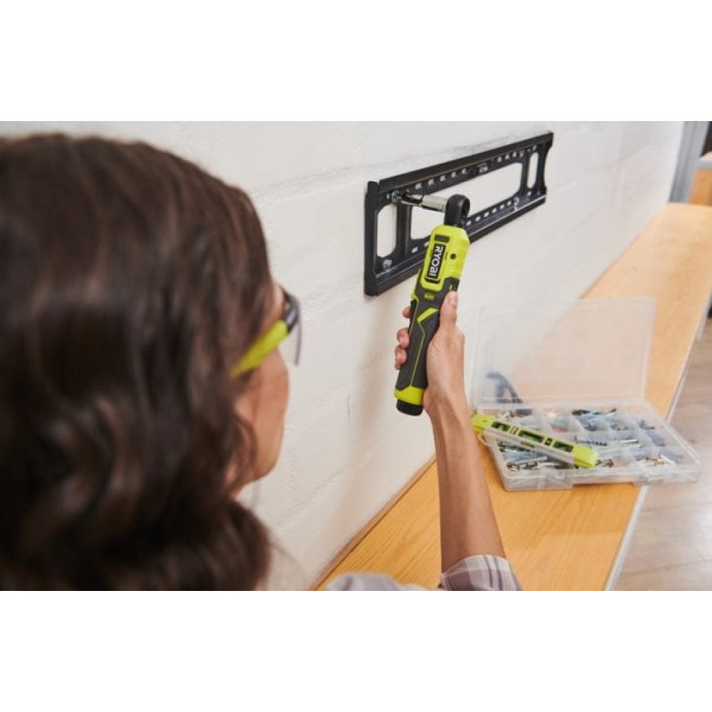 Тріскачка акумуляторна Ryobi USB Lithium RR14W4-0 4В 210об·хв 8Нм 1/4" 0.5кг без АКБ та ЗП