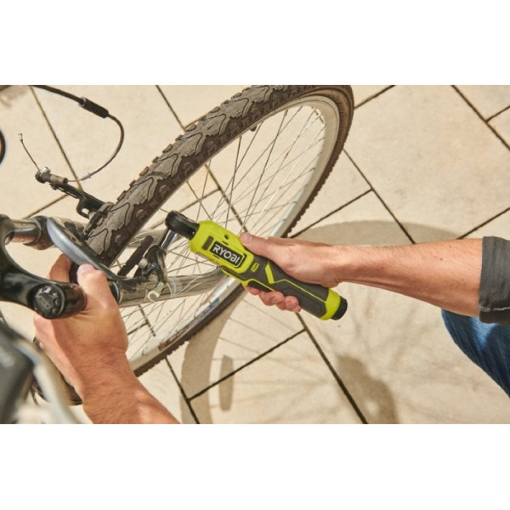 Тріскачка акумуляторна Ryobi USB Lithium RR14W4-0 4В 210об·хв 8Нм 1/4" 0.5кг без АКБ та ЗП