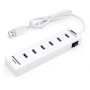 Концентратор Vinga 6xUSB2.0 + card-reader with switch 0.8m (VCP2H6USBCRSWWH) Концентратор Vinga 6xUSB2.0 + card-reader with switch 0.8m (VCP2H6USBCRSWWH)