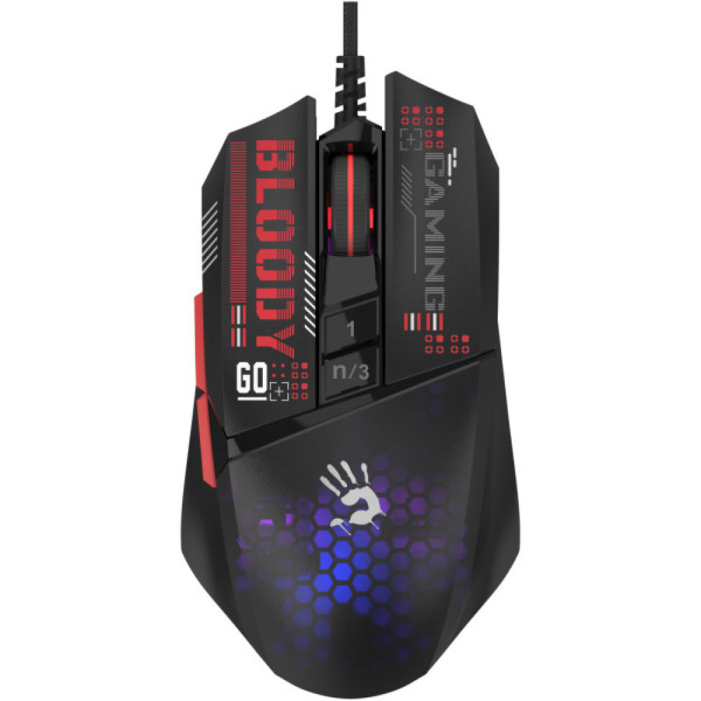 Мишка A4Tech Bloody W60 Max Mini RGB Activated USB Honeycomb (4711421987127)