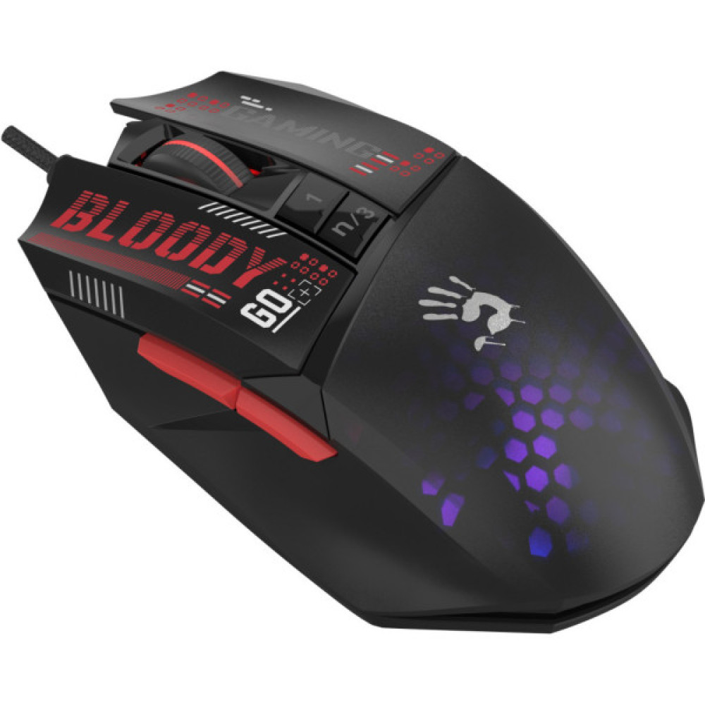 Мишка A4Tech Bloody W60 Max Mini RGB Activated USB Honeycomb (4711421987127)