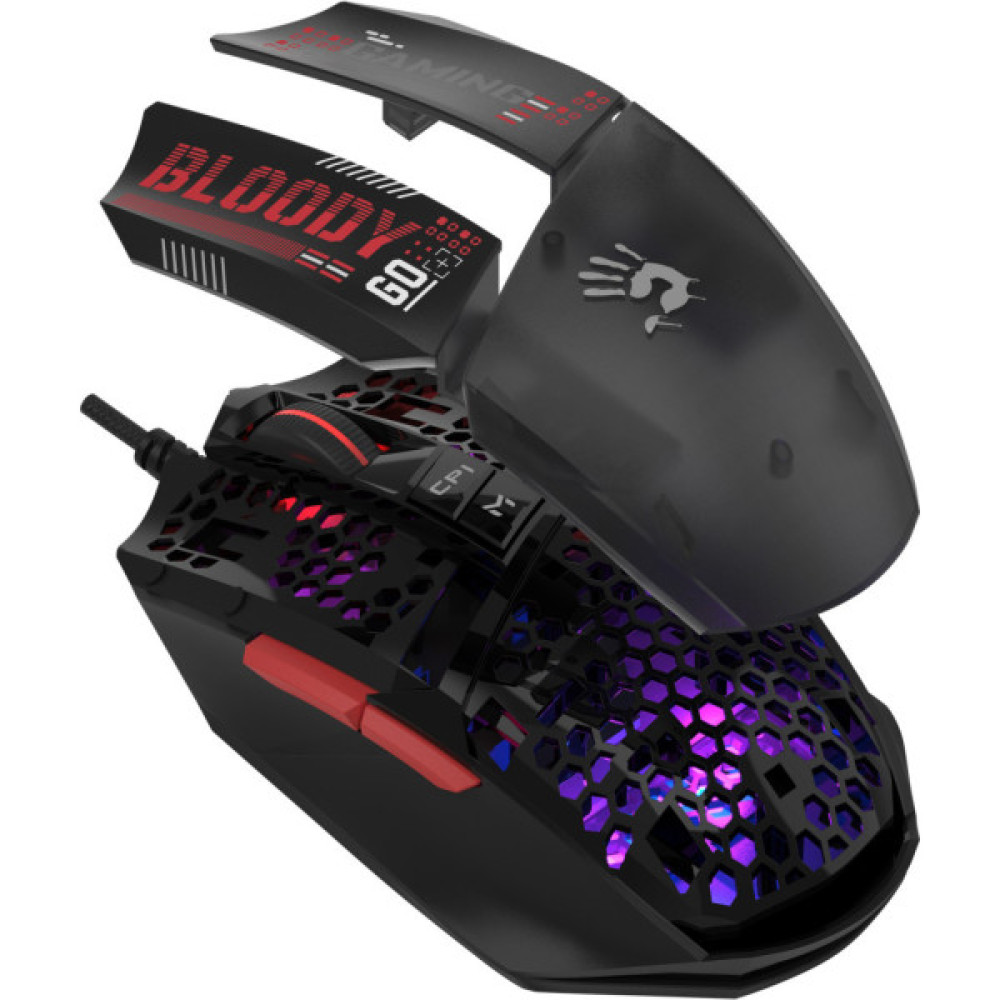 Мишка A4Tech Bloody W60 Max Mini RGB Activated USB Honeycomb (4711421987127)