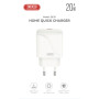 Зарядний пристрій XO USB-C PD20W (XO-QC41)