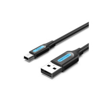 Дата кабель USB 2.0 AM to Mini 5P 1.0m black Vention (COMBF)