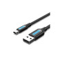 Дата кабель USB 2.0 AM to Mini 5P 1.0m black Vention (COMBF)