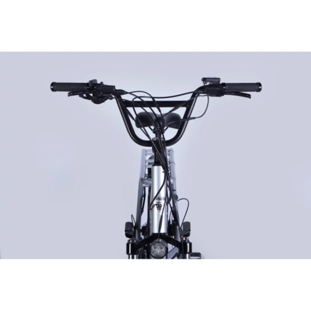 Електровелосипед Dorozhnik 20" ADAMANT HDD рама-18,5" 48B 17.5А*г 750Вт 2026 срiблястий (ELB-D-20-078)