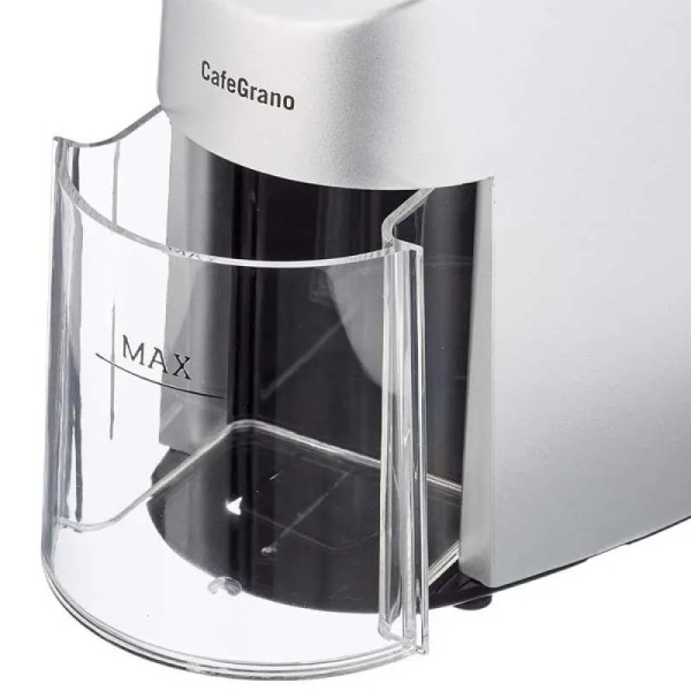 Кавомолка Nivona жорнова 100Вт, об'єм зерен-200г, регул.ступеню помолу, пластик, сріблястий