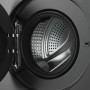 Пральна машина Haier фронтальна, 5кг, 1200, A, 42.3см, дисплей, інвертор, люк чорний, Wi-Fi, висота 70см, cріблястий