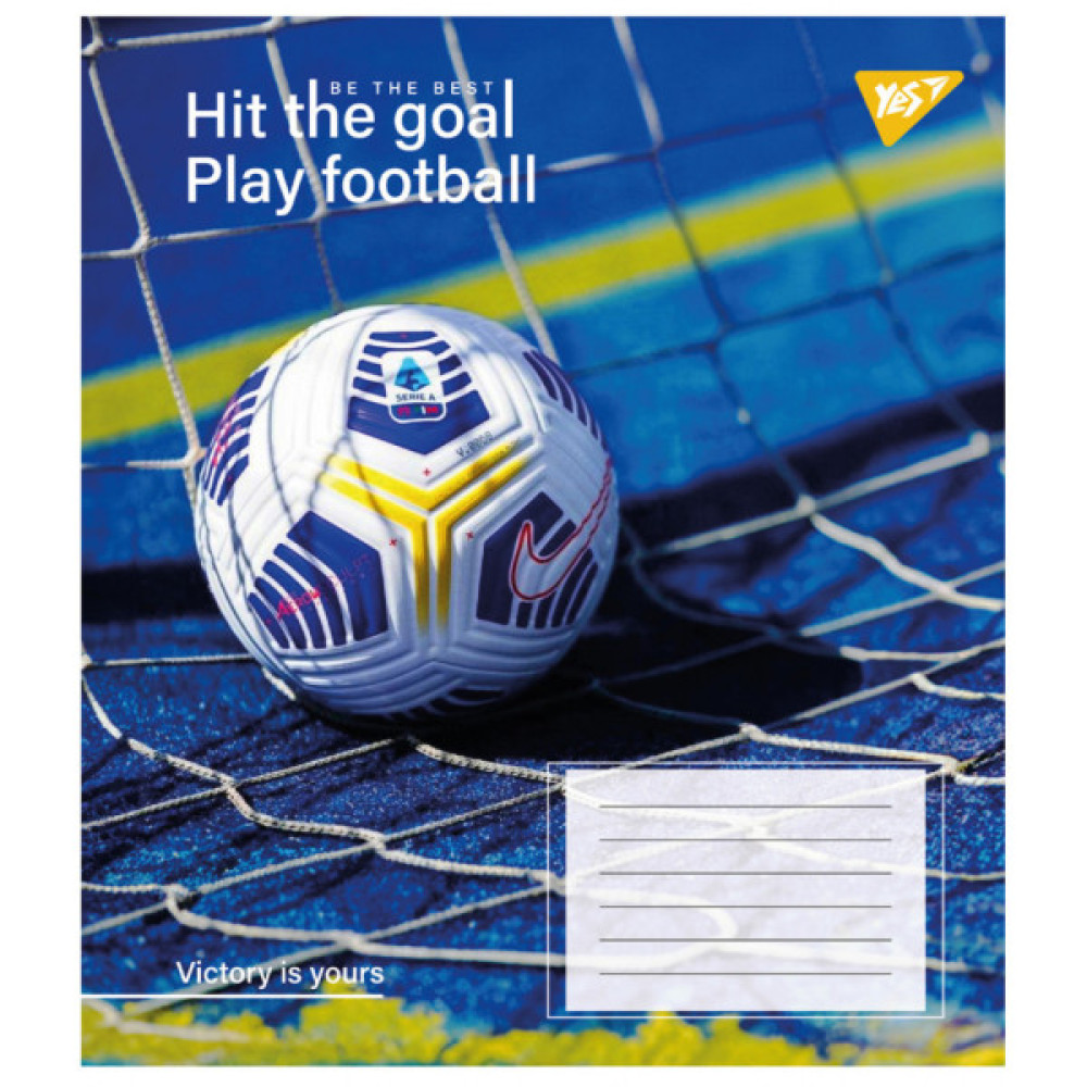 Зошит Yes Hit the goal 96 аркушів клітинка (767418)