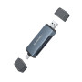 Зчитувач флеш-карт ColorWay USB 2.0/USB-C to CF/SD/MicroSD (CW-CR-01) Зчитувач флеш-карт ColorWay USB 2.0/USB-C to CF/SD/MicroSD (CW-CR-01)