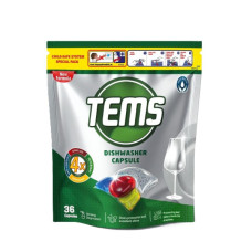 Таблетки для посудомийних машин Tems 4 в 1 36 шт. (8697916021131)