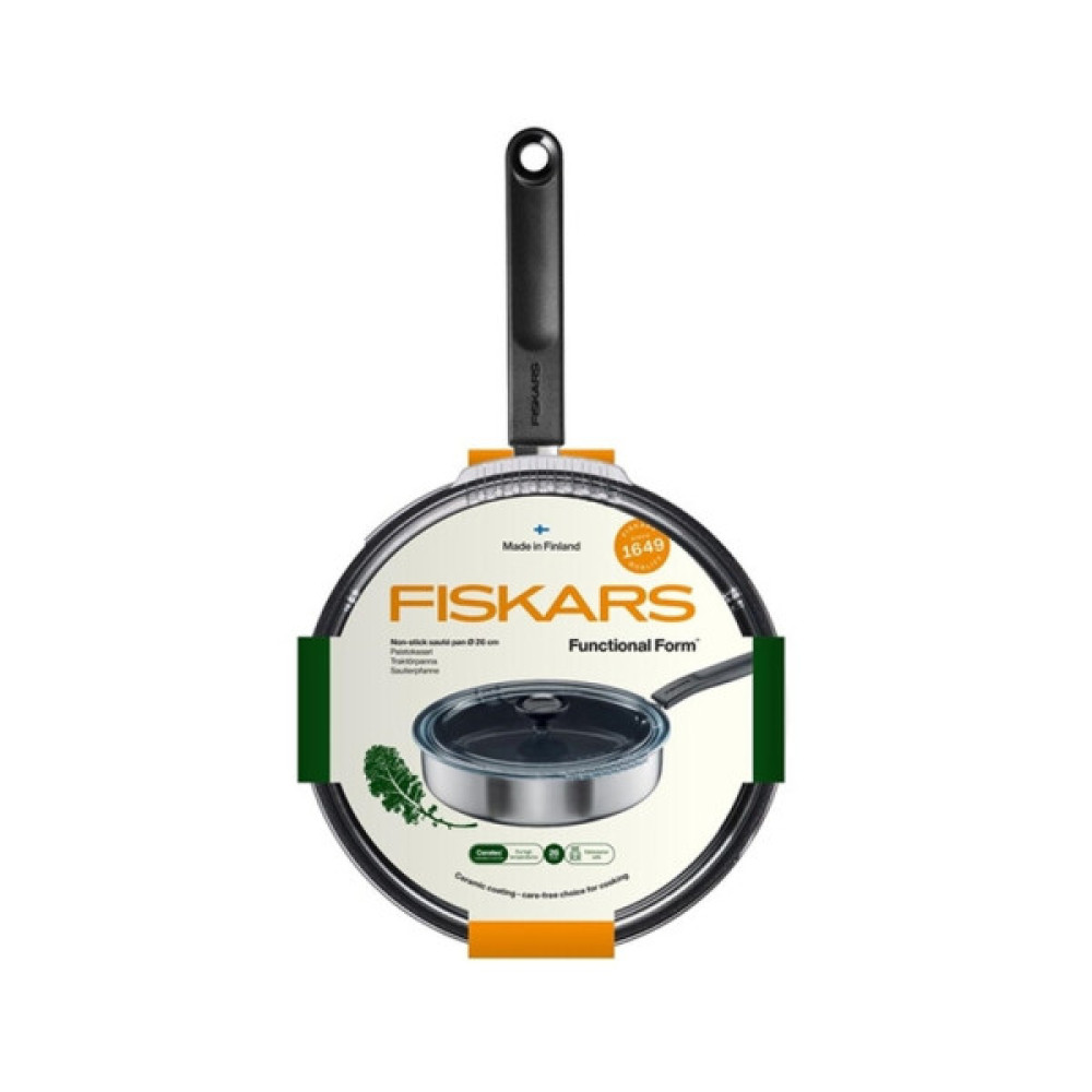 Сотейник Fiskars Functional Form з кришкою 26 см (1072314)