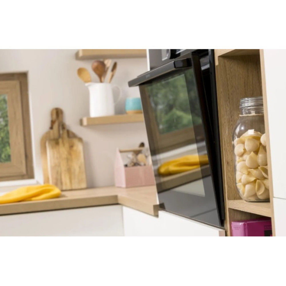 Духова шафа Gorenje духова електрична, 77л, A+, дисплей, піроліз, чорний