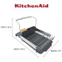 Сушарка для посуду KitchenAid Sinkware 61,5 x 38,5 x 37,5 см сірий (KEG896BXCGA) Сушарка для посуду KitchenAid Sinkware 61,5 x 38,5 x 37,5 см сірий (KEG896BXCGA)