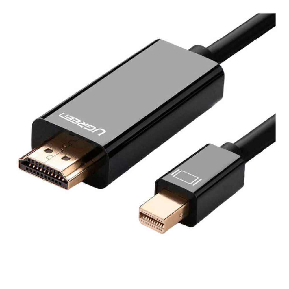 Кабель мультимедійний miniDisplayPort M to HDMI M 1.5m MD101 4K black UGREEN (20848)