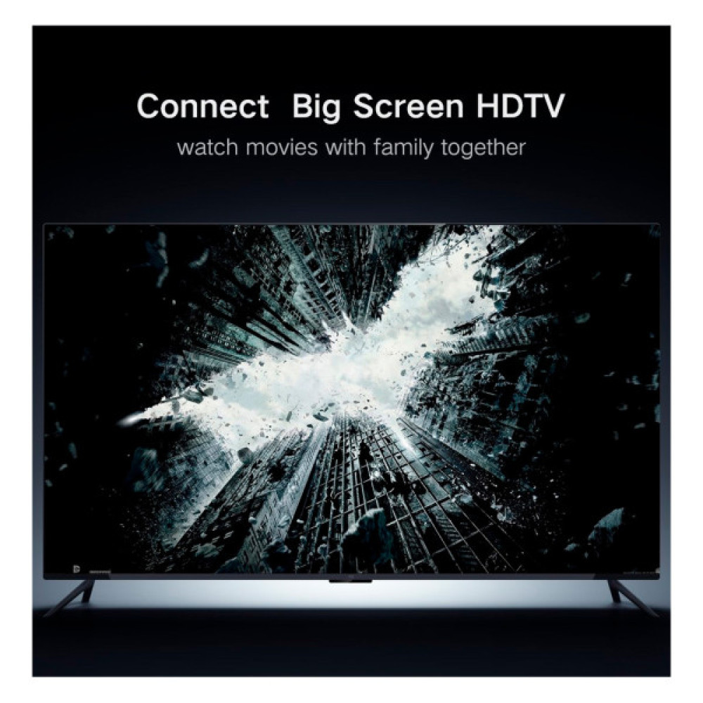 Кабель мультимедійний miniDisplayPort M to HDMI M 1.5m MD101 4K black UGREEN (20848)