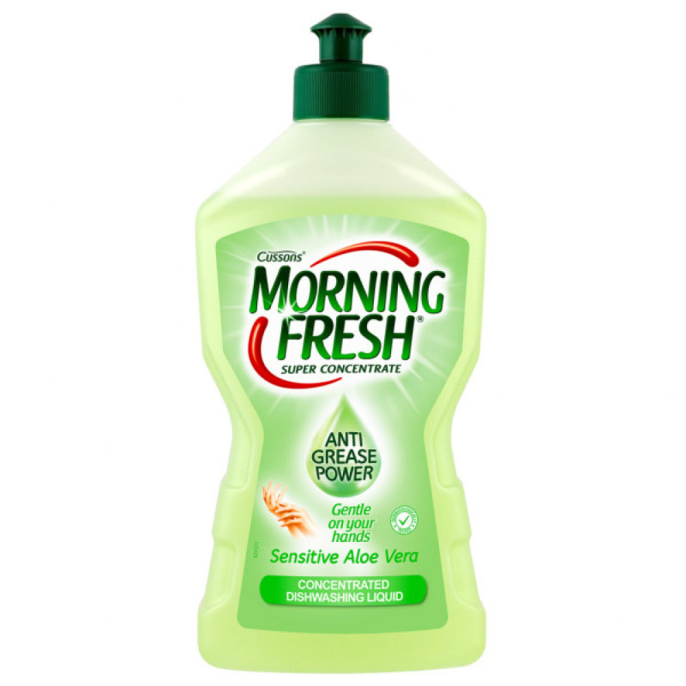 Засіб для ручного миття посуду Morning Fresh Sensitive 400 мл (5000101509650/8998103018812)