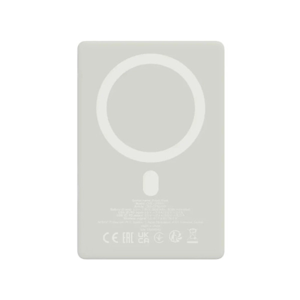 Батарея універсальна Canyon 10000mAh OnPower 511 PD20W Magnetic wireless MagSafe Grey (CNS-CPB511G)