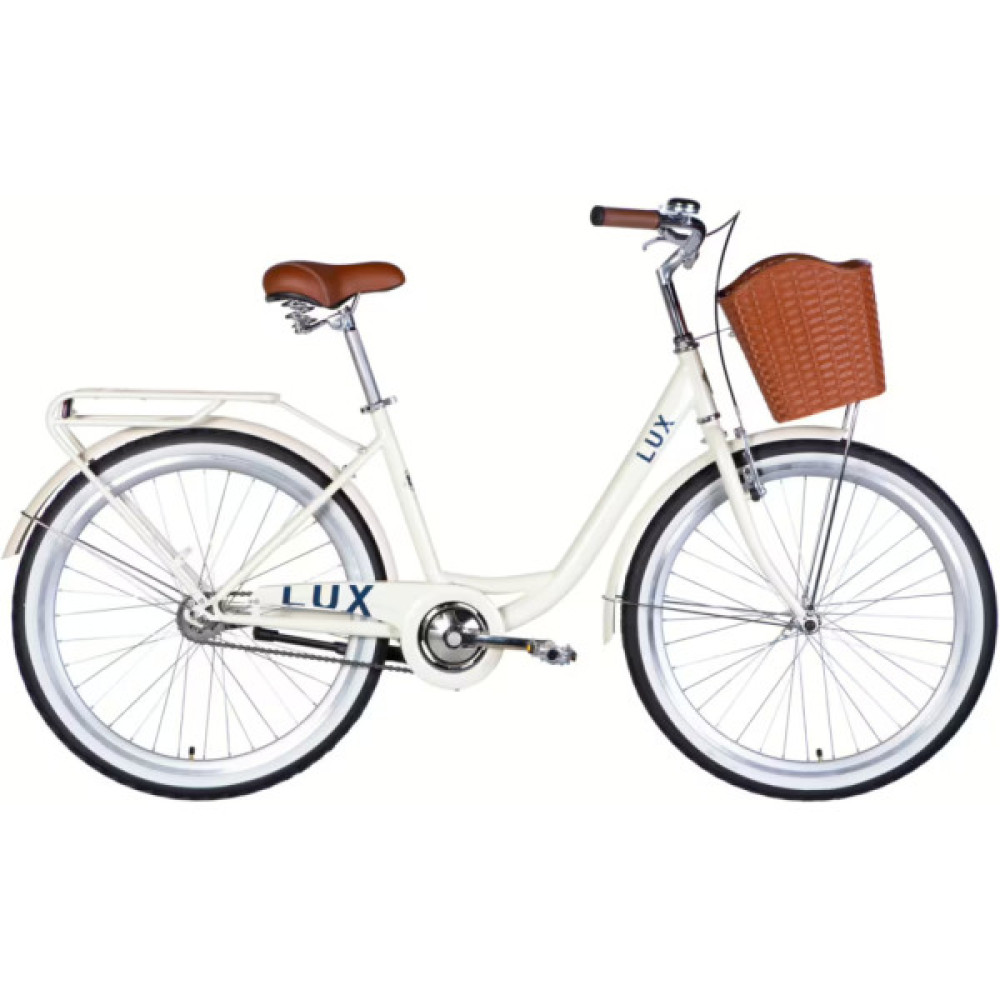Велосипед Dorozhnik 26" LUX Velosteel рама-17" ST 2026 слонова кістка (OPS-D-26-365)