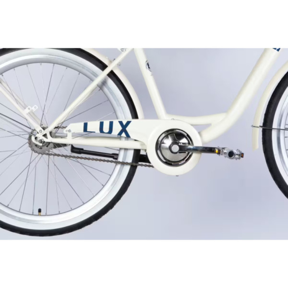 Велосипед Dorozhnik 26" LUX Velosteel рама-17" ST 2026 слонова кістка (OPS-D-26-365)