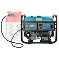 Генератор газобензиновий Konner&Sohnen KS 10000E G, 230В, 8.0кВт, електростартер, 87кг Генератор газобензиновий Konner&Sohnen KS 10000E G, 230В, 8.0кВт, електростартер, 87кг