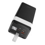 Батарея універсальна HOCO 40000mAh Powermaster PD/20W, QC/22.5W, Lamp, Black (J86 / 714737)