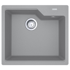 Мийка кухонна Franke Urban фраграніт, прямокут., без крила, 560х500х230мм, чаша - 1, врізна, сірий камень