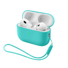 Чохол для навушників Armorstandart Silicone Case with straps For Apple AirPods Pro 3 Mint (ARM91282)