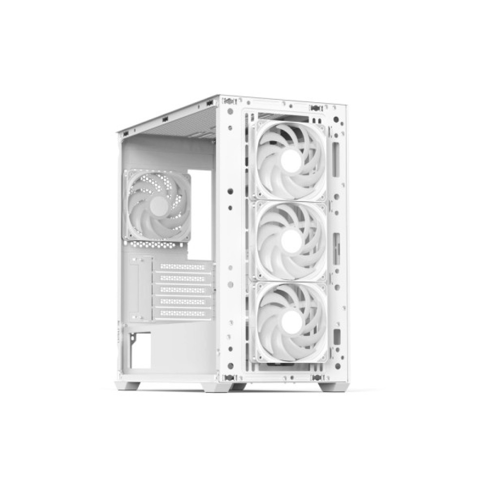 Корпус для ПК AeroCool D301A-G-WT-v2 White (ACCS-DS03043.21)