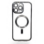 Чохол до мобільного телефона BeCover TPU Chrome Case (MagSafe) для Apple iPhone 16 Pro Black (712080) Чохол до мобільного телефона BeCover TPU Chrome Case (MagSafe) для Apple iPhone 16 Pro Black (712080)