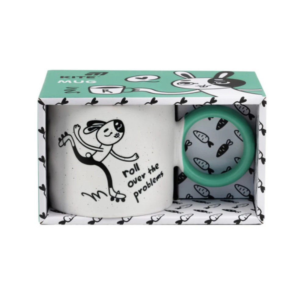 Чашка Kite 370 мл Roller bunny (K25-220-6)