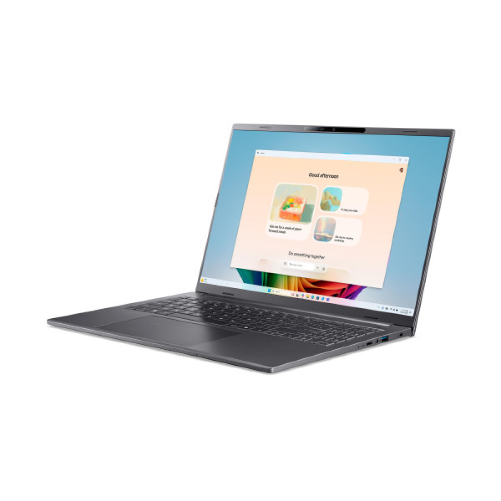 Ноутбук Acer Aspire 16 A16-11M 16" WUXGA IPS, Qualcomm X X1-26-100, 16GB, F512GB, UMA, Win11, сірий