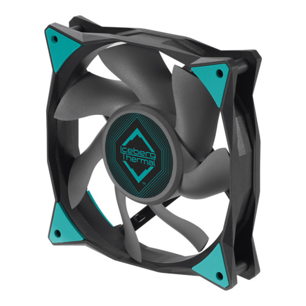 Кулер до корпусу Iceberg Group IceGALE 120mm Black (ICEGALE12-C0A)