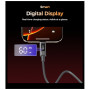 Дата кабель USB-C to USB-C 1.2m PD60W magnetic digital display nylon gray Choetech (XCC-1067-GY)