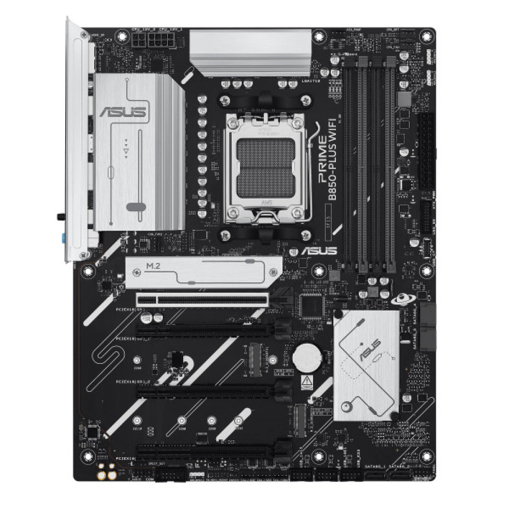 Материнcька плата ASUS PRIME B850-PLUS WIFI sAM5 B850 4xDDR5 M.2 HDMI DP WiFi BT ATX