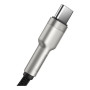 Дата кабель USB 3.1 AM to USB-C 0.25m 6.0A 66W Cafule Series Metal Black Baseus (CAKF000001) Дата кабель USB 3.1 AM to USB-C 0.25m 6.0A 66W Cafule Series Metal Black Baseus (CAKF000001)